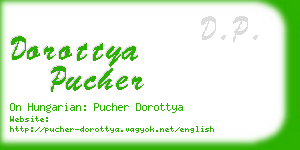 dorottya pucher business card